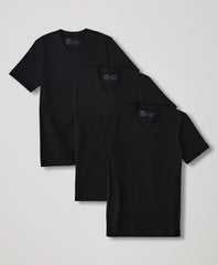 Organic Cool Stretch V-Neck Undershirt 3-Pack