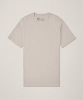 Organic Luxe Stretch Jersey Slim V-Neck Tee
