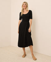Organic Fit & Flare Signature Scoop Dress
