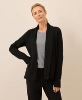Organic Luxe Stretch Jersey Swing Cardigan