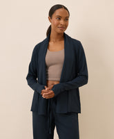 Organic Luxe Stretch Jersey Swing Cardigan