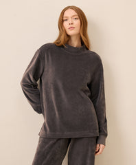 Organic Pure Velour Mock Tunic