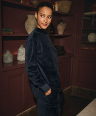 Organic Pure Velour Mock Tunic