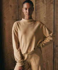 Organic Pure Velour Mock Tunic