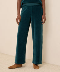 Organic Pure Velour Wide Leg Pant