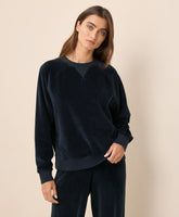 Organic Pure Velour Crew Sweatshirt