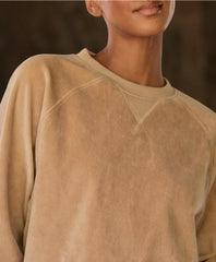 Organic Pure Velour Crew Sweatshirt
