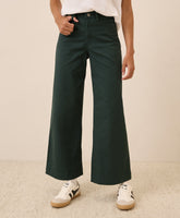 Organic Stretch Twill Wide Leg Pant