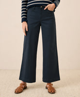 Organic Stretch Twill Wide Leg Pant