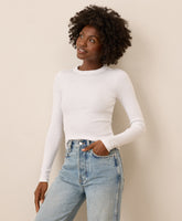 Organic Perfect Rib Long Sleeve Tee