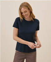 Organic Luxe Stretch Jersey Slim Tee