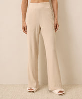 Organic Easy Rib Wide Leg Lounge Pant
