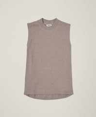 Organic Airplane Mock Neck Shell