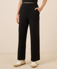Organic Airplane Pintuck Wide Leg Pant