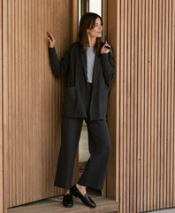 Organic Airplane Pintuck Wide Leg Pant