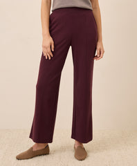 Organic Airplane Pintuck Wide Leg Pant