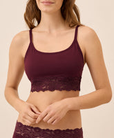 Organic Lace Smooth Cup Bralette