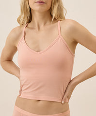 Organic Everyday Shelf Bra Cropped Camisole