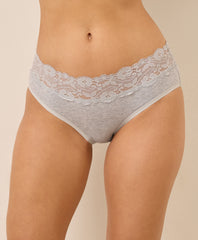Organic Lace Waist Brief