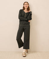 Organic Thermal Waffle Lounge Set