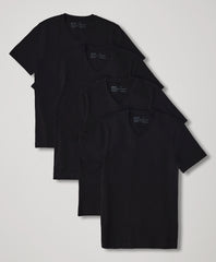Organic Cool Stretch V-Neck Undershirt 4-Pack