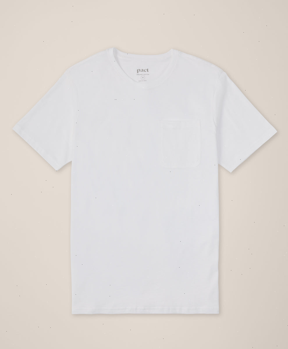 Organic Softspun Pocket Crew Tee