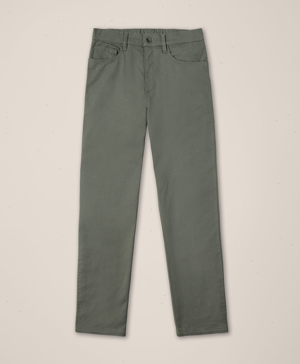 Organic Stretch Twill 5-Pocket Pant