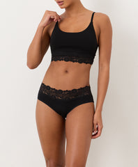 Organic Lace Waist Brief 3-Pack