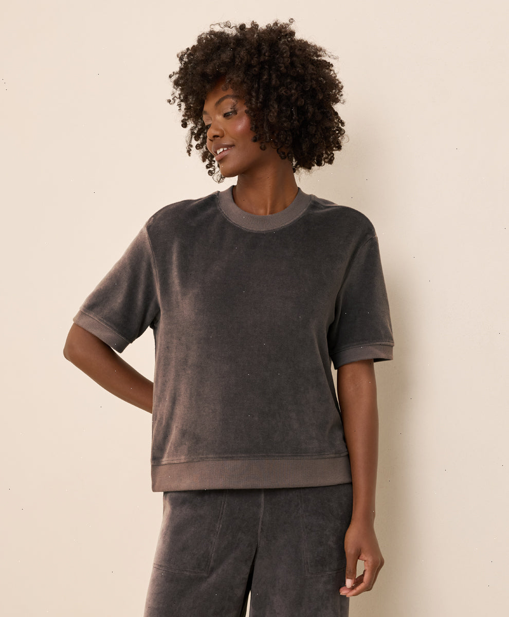 Organic Pure Velour Sweatshirt Tee