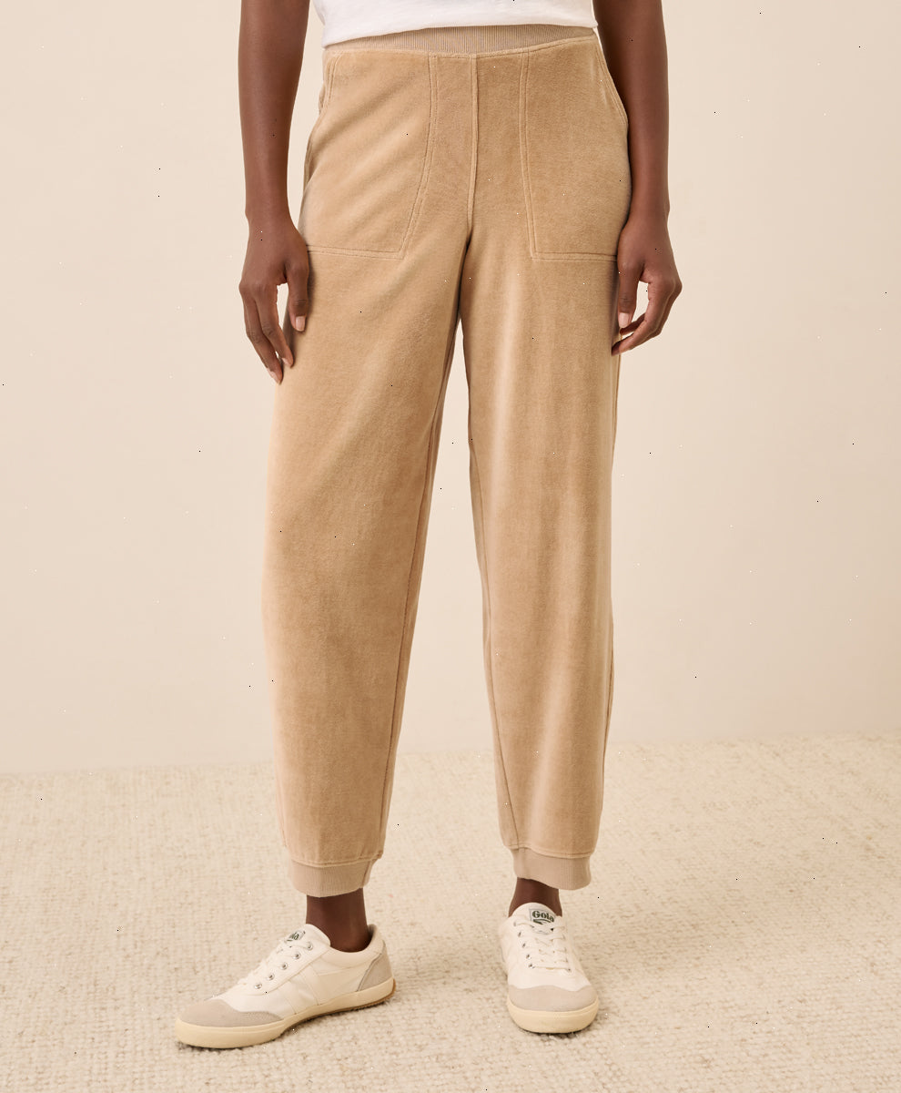 Organic Pure Velour Relaxed Sweatpant