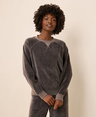 Organic Pure Velour Crew Sweatshirt