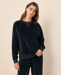 Organic Pure Velour Crew Sweatshirt