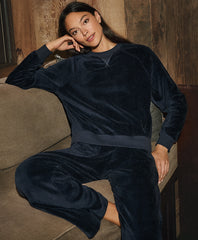 Organic Pure Velour Crew Sweatshirt