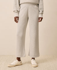 Organic Thermal Waffle Wide Leg Pant