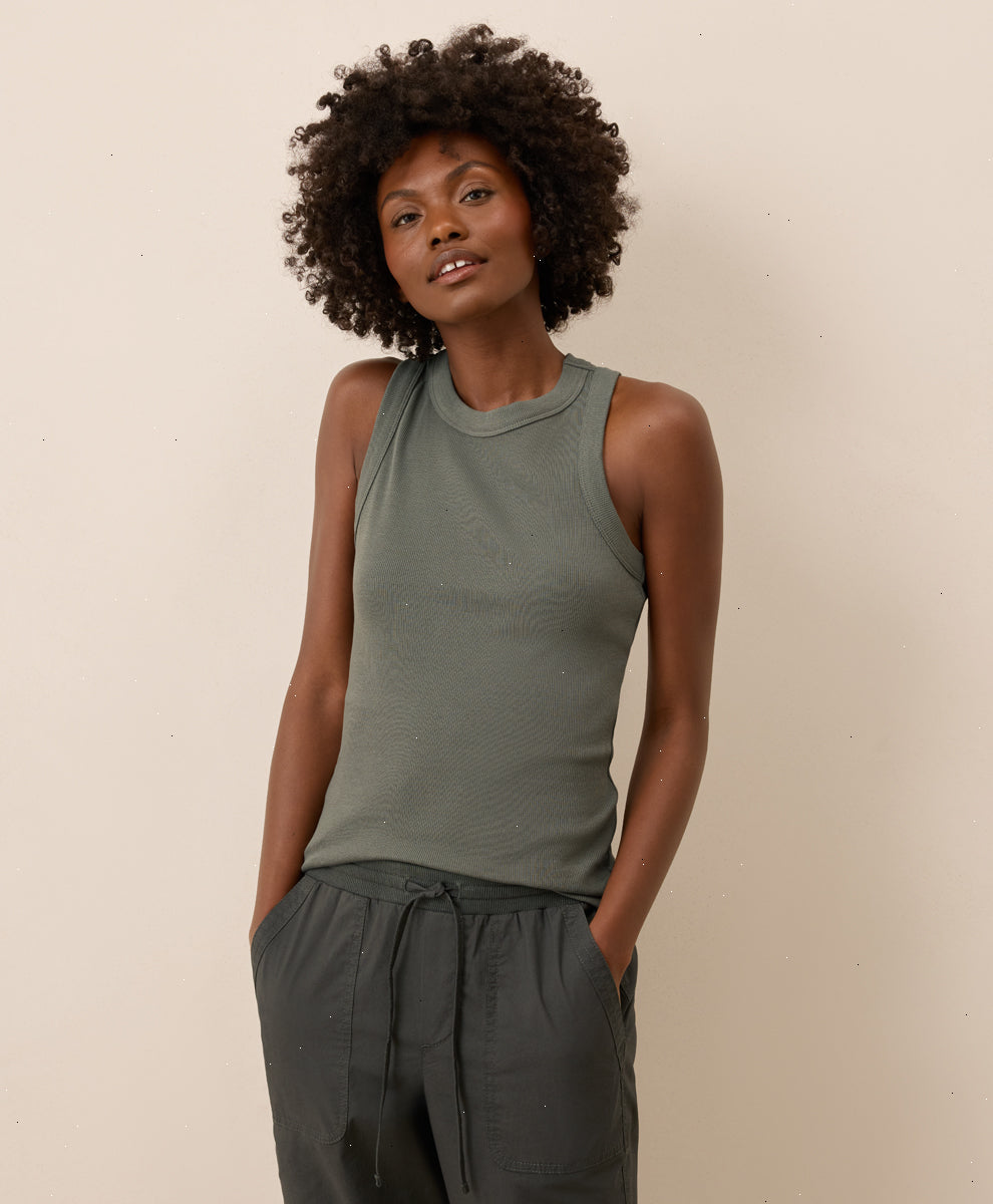Organic Perfect Rib Racerback Tank
