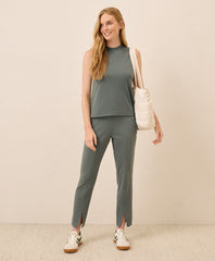 Organic Airplane Mock Neck Shell