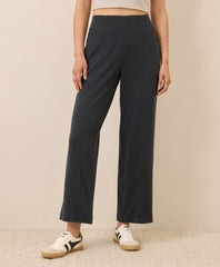 Organic Airplane Pintuck Wide Leg Pant