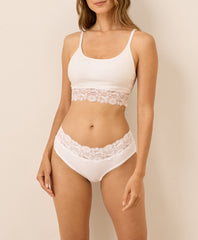 Organic Lace Smooth Cup Bralette